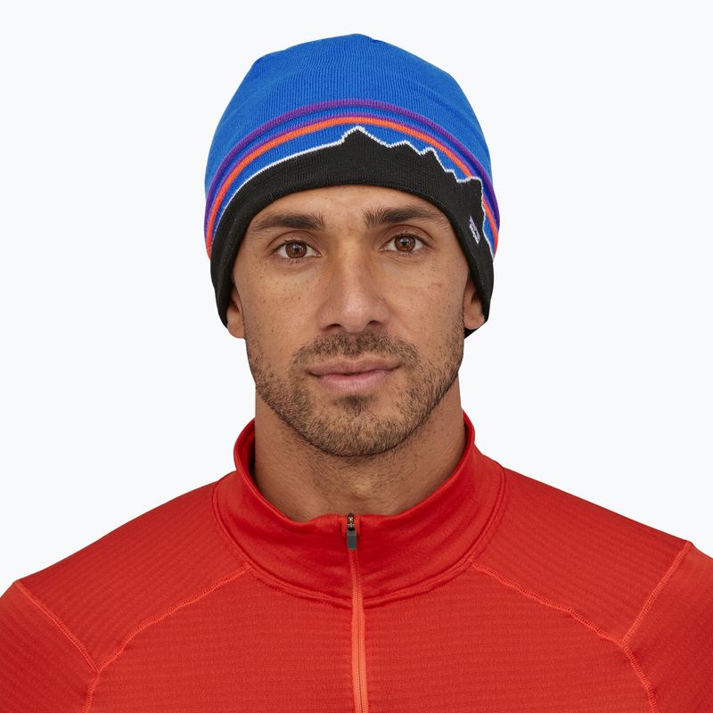 Patagonia зимна шапка classic fitz roy/andes blue 6