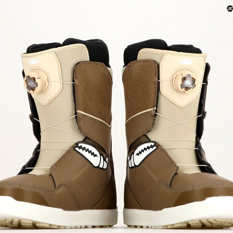 Мъжки ботуши за сноуборд ThirtyTwo Lashed Double Boa Crab Grab '23 brown/tan 7