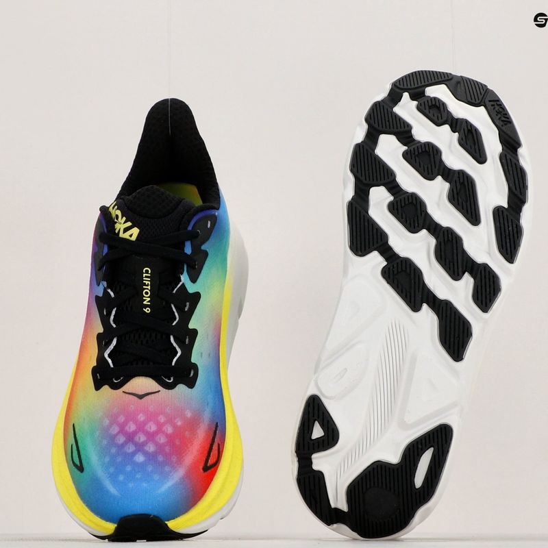 Мъжки обувки за бягане HOKA Clifton 9 black/multi 11