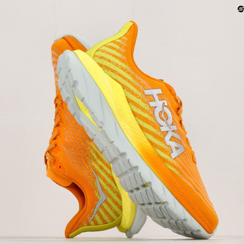 Мъжки обувки за бягане HOKA Mach 5 radiant yellow orange 9