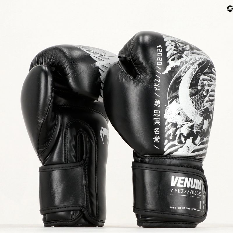 Venum YKZ21 Boxing черни/бели детски боксови ръкавици 6