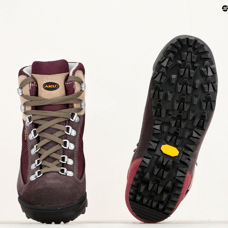 Дамски ботуши за трекинг AKU Ultra Light Original GTX burgundy/violet 8