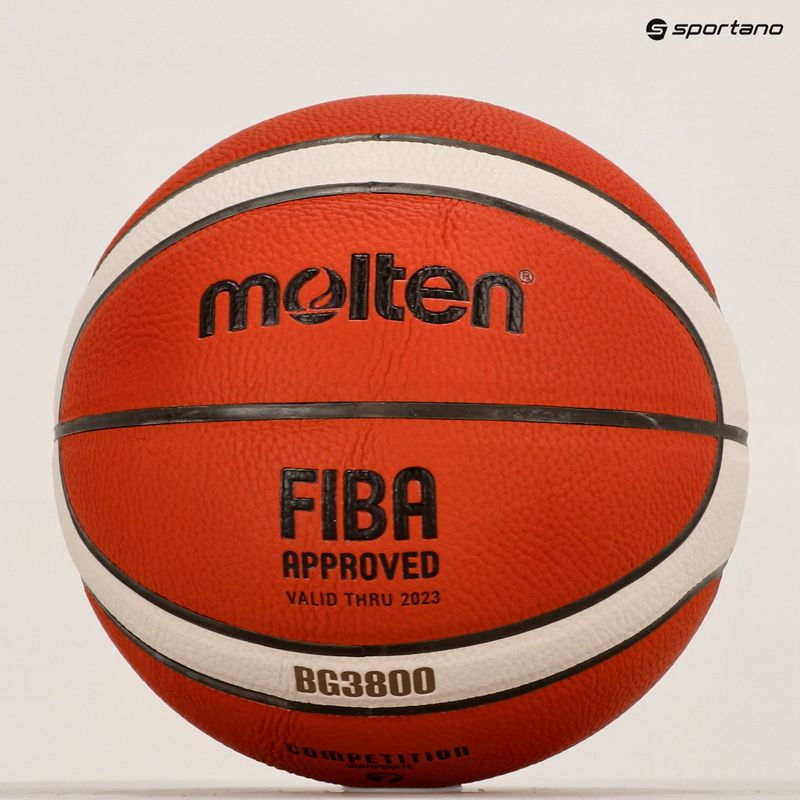 Molten баскетбол B7G3800 FIBA оранжев размер 7 4
