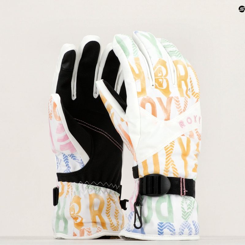 Дамски ръкавици за сноуборд ROXY Jetty black bright white sapin 9