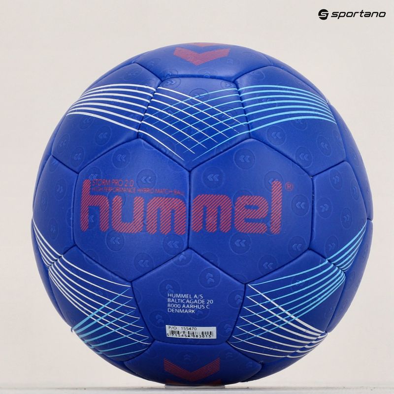 Hummel Storm Pro 2.0 HB blue/red хандбал размер 2 5