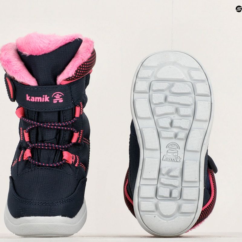 Детски ботуши за трекинг Kamik Stance2 navy/magenta 10