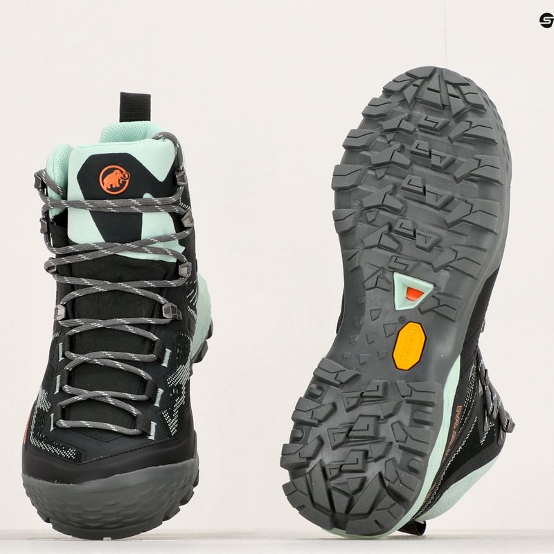 Дамски ботуши за трекинг Mammut Ducan High GTX dark steel/neo mint 12