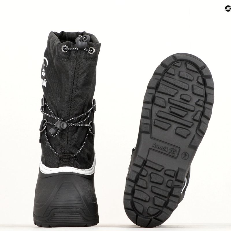 Ботуши за трекинг за момчета Kamik Southpole4 black/white 10
