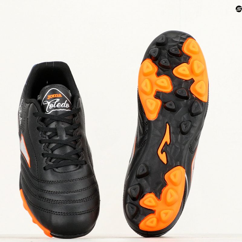 Детски футболни обувки Joma Toledo Jr HG черни 8