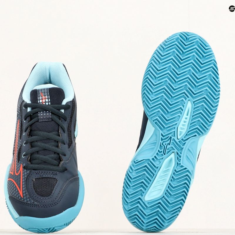 Детски обувки за тенис Mizuno Exceed Star CC колежанско синьо/солей/танагер/тюркоаз 14