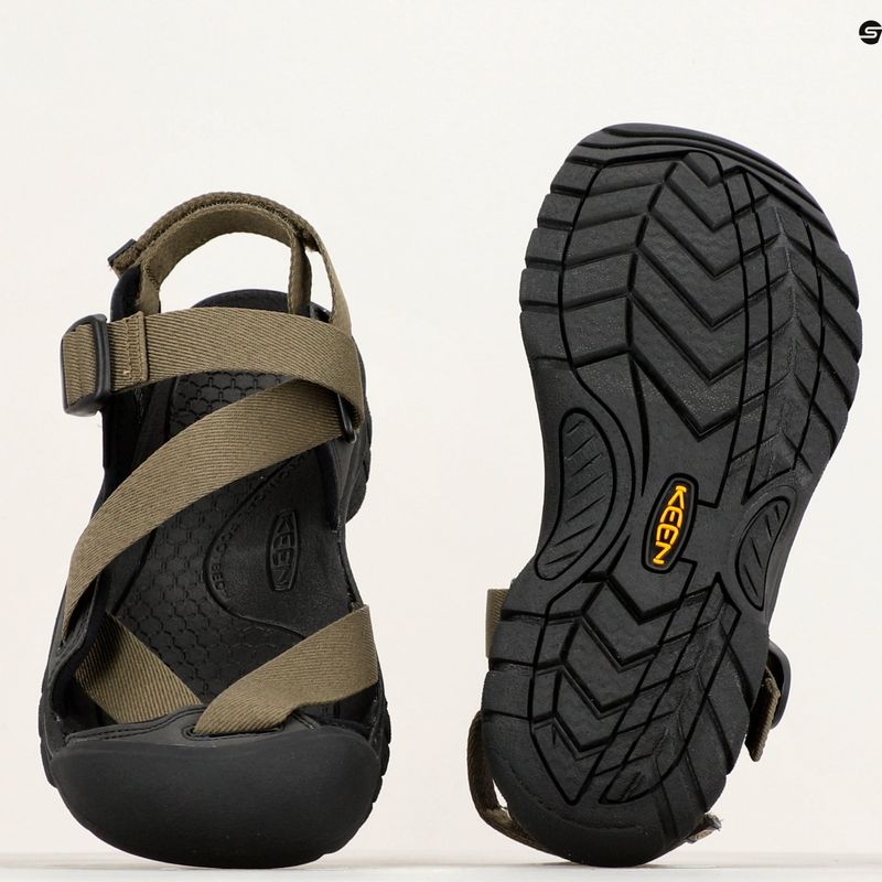 KEEN Zerraport II Military olive/black мъжки сандали за трекинг 14