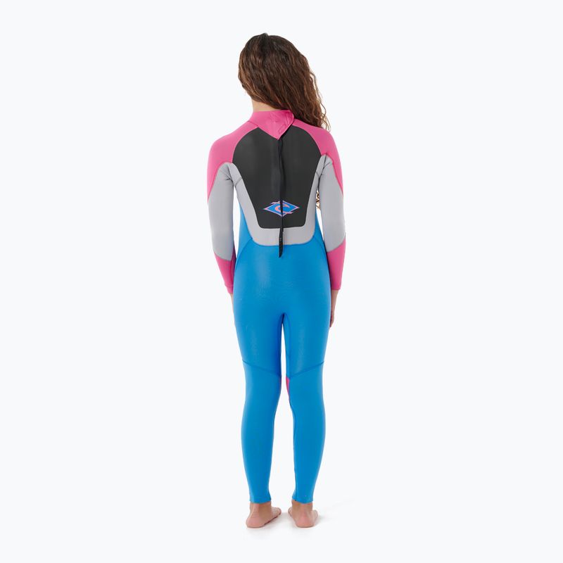 Детски неопренов костюм за плуване Rip Curl Omega 3/2mm Back Zip pink 2