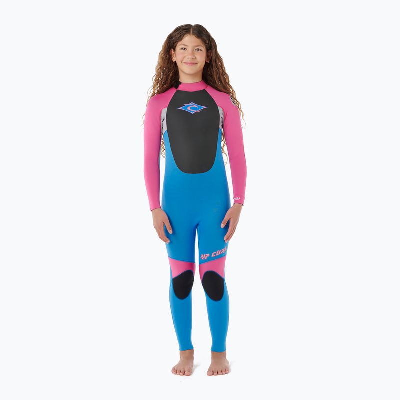 Детски неопренов костюм за плуване Rip Curl Omega 3/2mm Back Zip pink 4