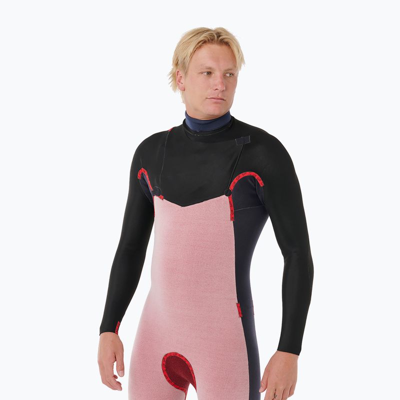 Мъжки неопреннов костюм за плуване Rip Curl Dawn Patrol 3/2mm Chest Zip electric cobalt 8