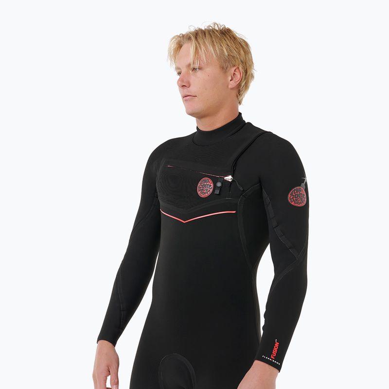 Мъжки неопреннов костюм за плуване Rip Curl F-Bomb Fusion 3/2 mm Chest Zip black 3