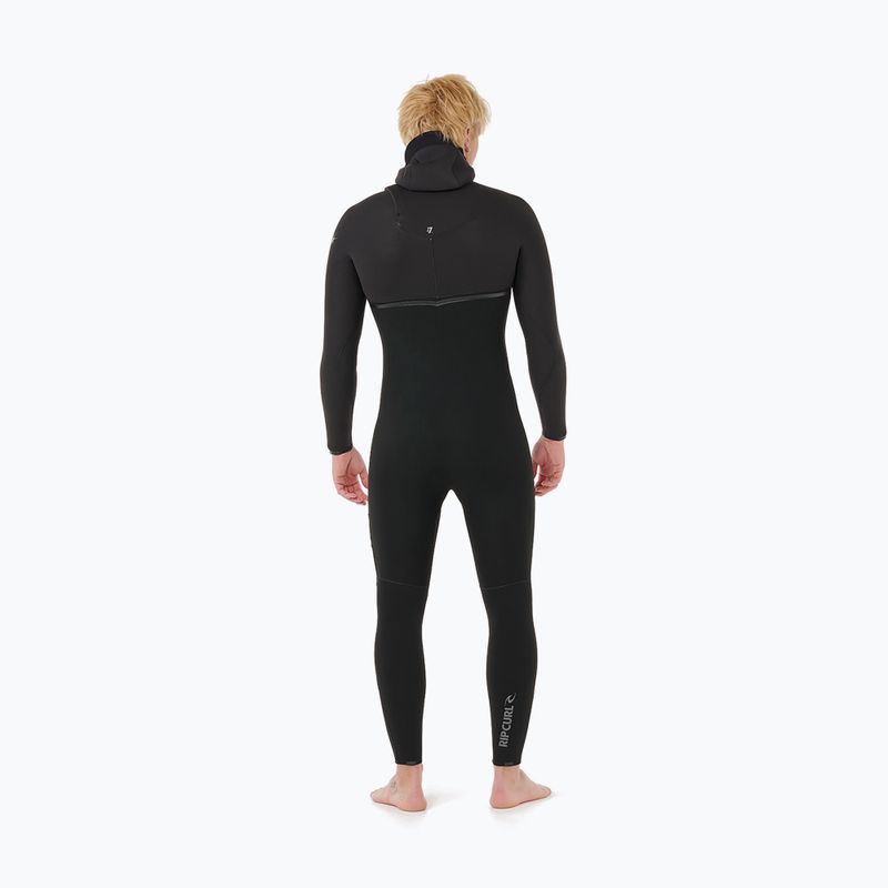 Мъжки неопреннов костюм за плуване Rip Curl E-Bomb Zf Hood 5/4 mm black 3