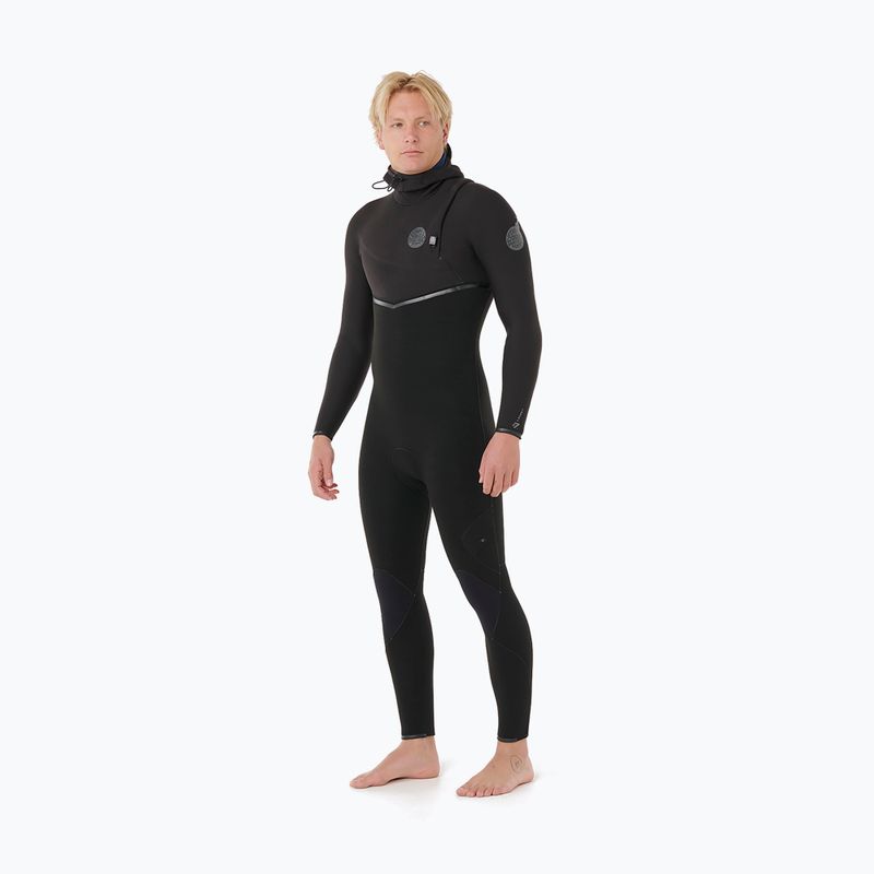 Мъжки неопреннов костюм за плуване Rip Curl E-Bomb Zf Hood 5/4 mm black 4