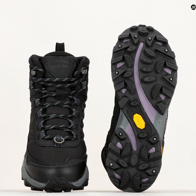 Дамски туристически обувки Merrell Moab Speed Thermo Spike Mid WP black 8