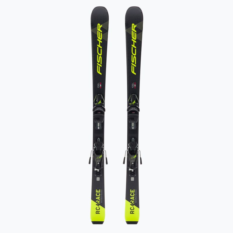 Детски ски за спускане Fischer RC4 RACE JR SLR black + FJ4 AC SLR P19720