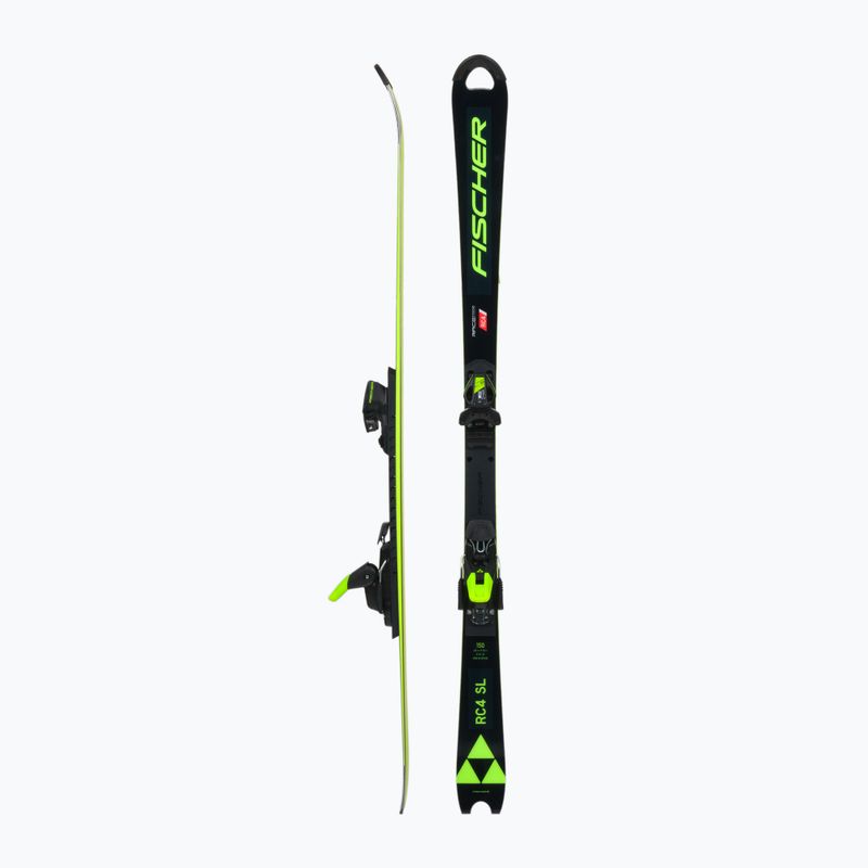 Детски ски за спускане Fischer RC4 Worldcup Sl Jr. M/O-Plate + RC4 Z9 GW AC black A11022 T80020 2