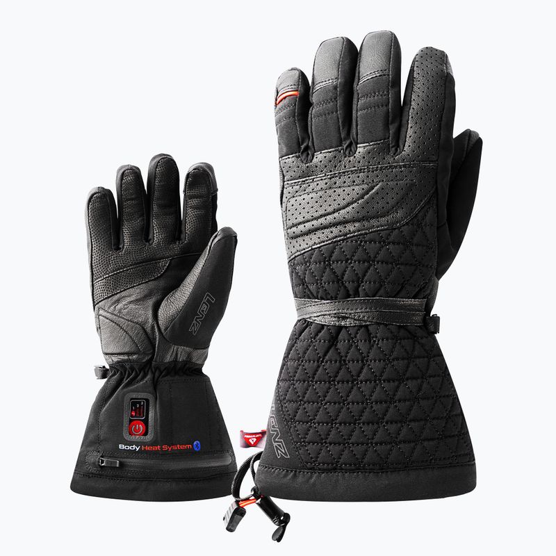 Дамски скиорски ръкавици Lenz Heat Glove 6.0 Finger Cap black 8