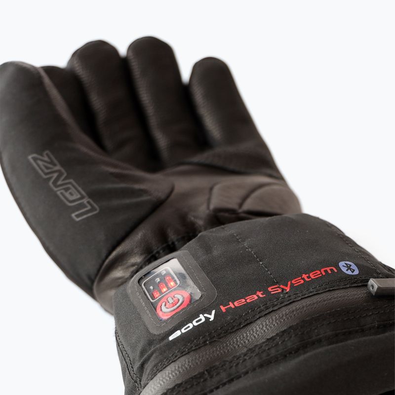 Дамски скиорски ръкавици Lenz Heat Glove 6.0 Finger Cap black 9
