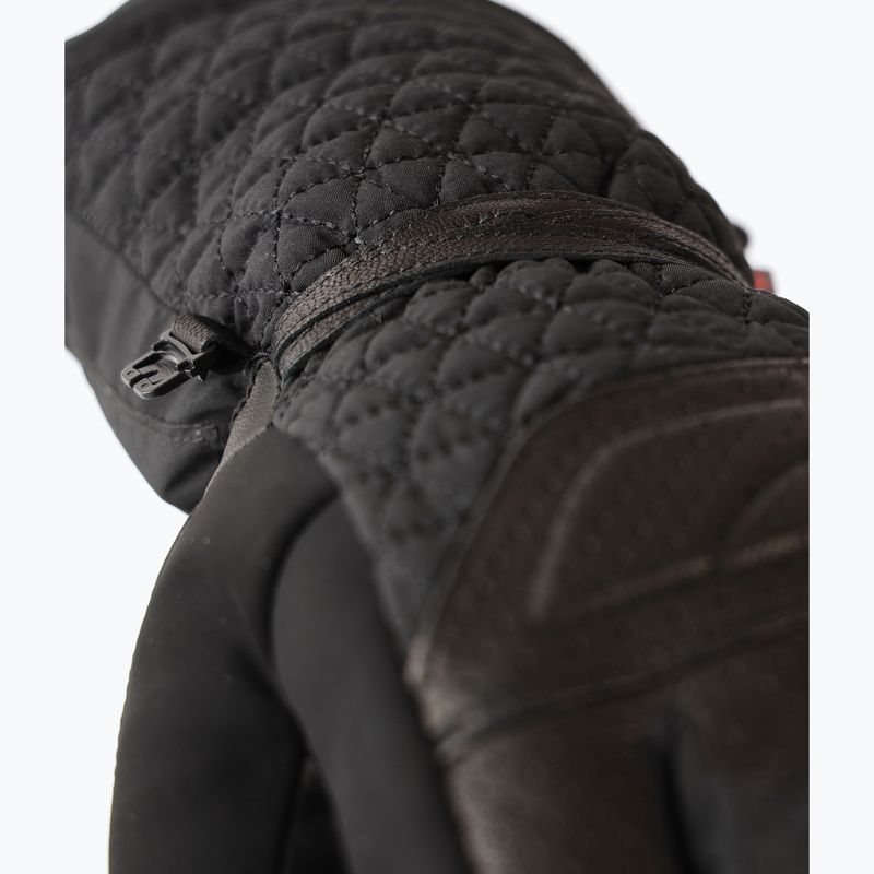 Дамски скиорски ръкавици Lenz Heat Glove 6.0 Finger Cap black 11