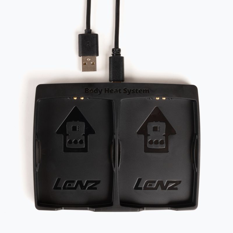 Батерии за чорапи Lenz Heat Pack 2.0 (USB) 2 бр. black/red 11