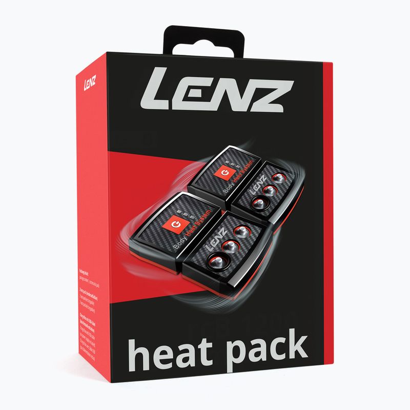 Батерии за чорапи Lenz Heat Pack 2.0 (USB) 2 бр. black/red 14