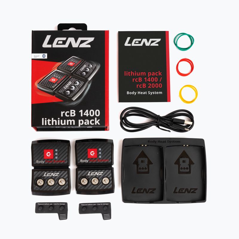 Батерии за чорапи и ръкавици Lenz Lithium Pack Rcb 1400 (USB) 2 бр. black 10