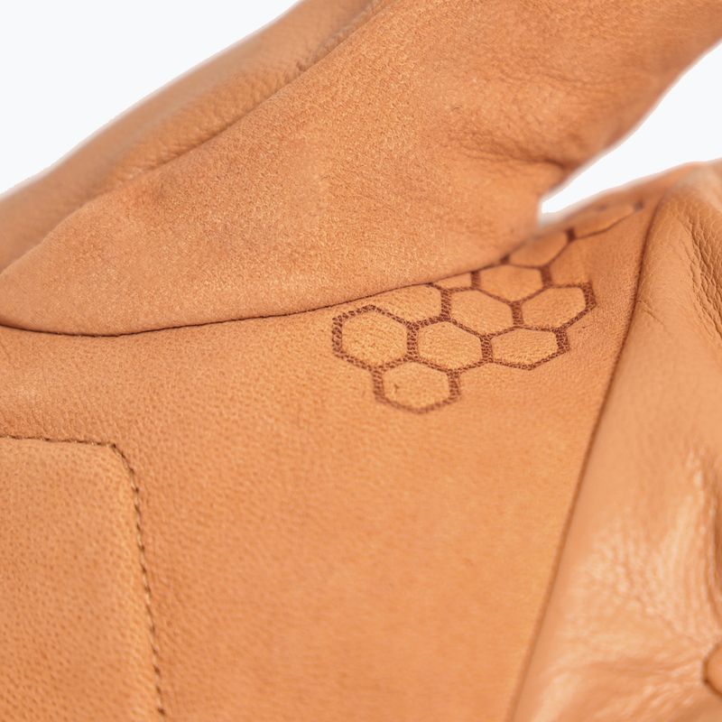 Мъжки скиорски ръкавици Lenz Think About brown/black 3