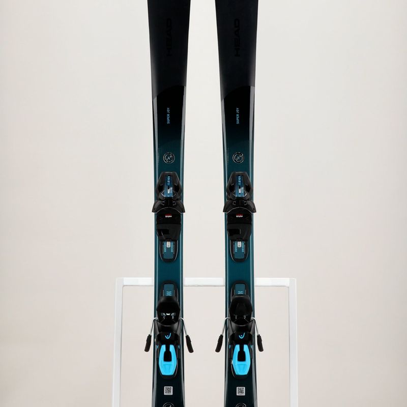 Дамски ски за спускане HEAD e-super Joy SW SLR Joy Pro + Joy 11 black/blue 7