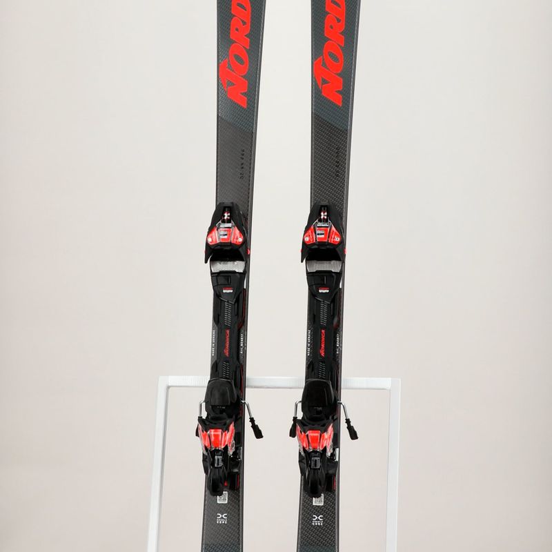 Nordica Spitfire DC 68 Pro FDT + XCELL12 FDT сиви/червени ски за спускане 16