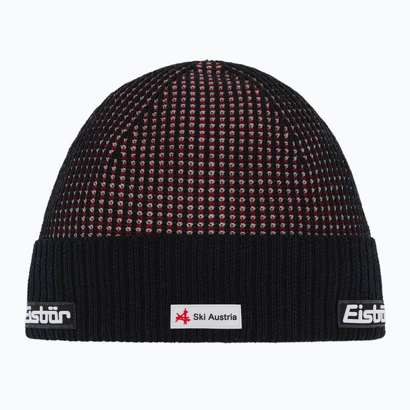 Зимна шапка Eisbar Flux RL Ska black/sandstone/burgundy