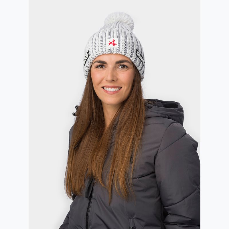 Зимна шапка Eisbar Ronda Pompon SA white 3
