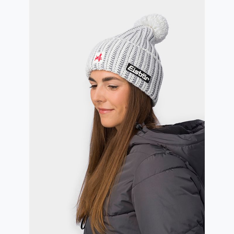 Зимна шапка Eisbar Ronda Pompon SA white 4
