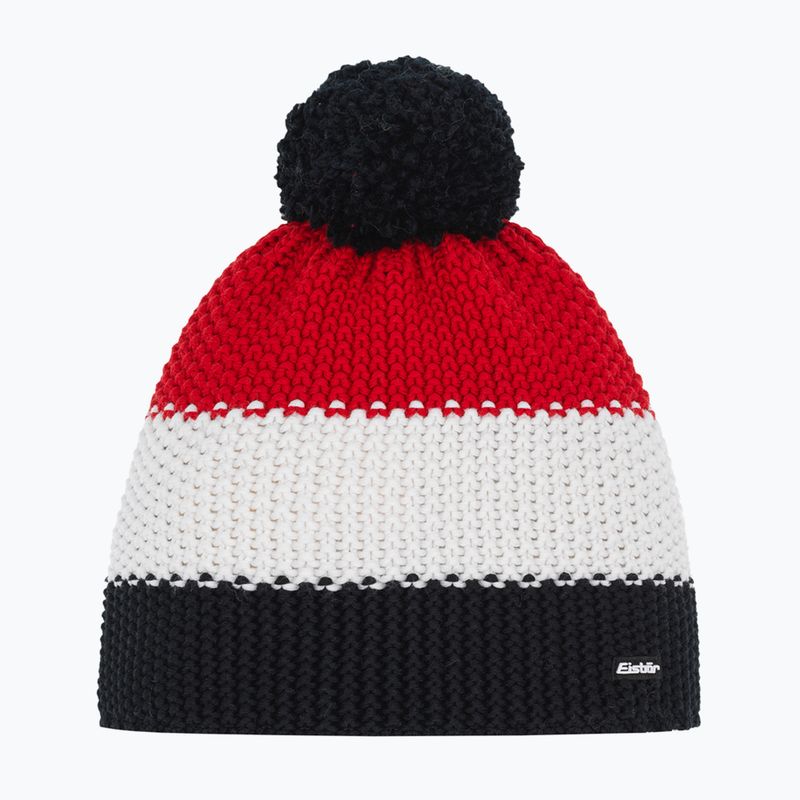 Зимна шапка Eisbar Star Pompon black/white/ketchup