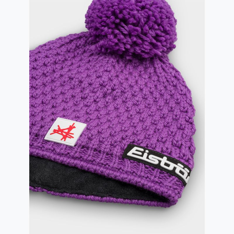 Зимна шапка Eisbar Trail Pompon SA purple 2