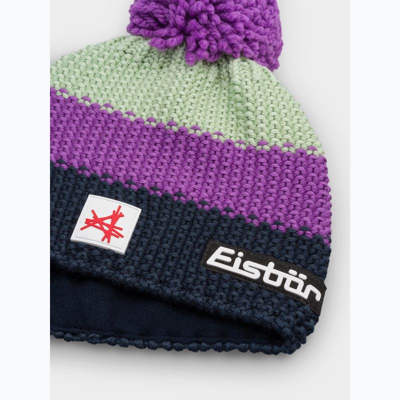 Детска зимна шапка Eisbar Stan Pompon SA purple 2