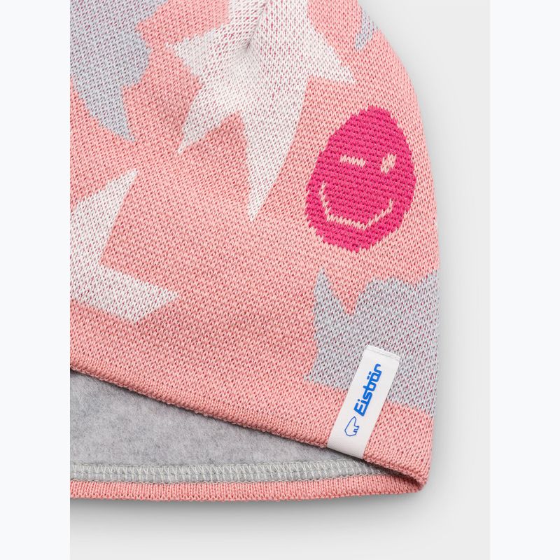 Детска зимна шапка Eisbar Talesia Pompon salmon 2