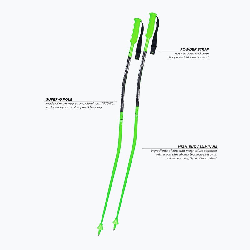 Скиорски щеки Komperdell Nationalteam Super G green 2