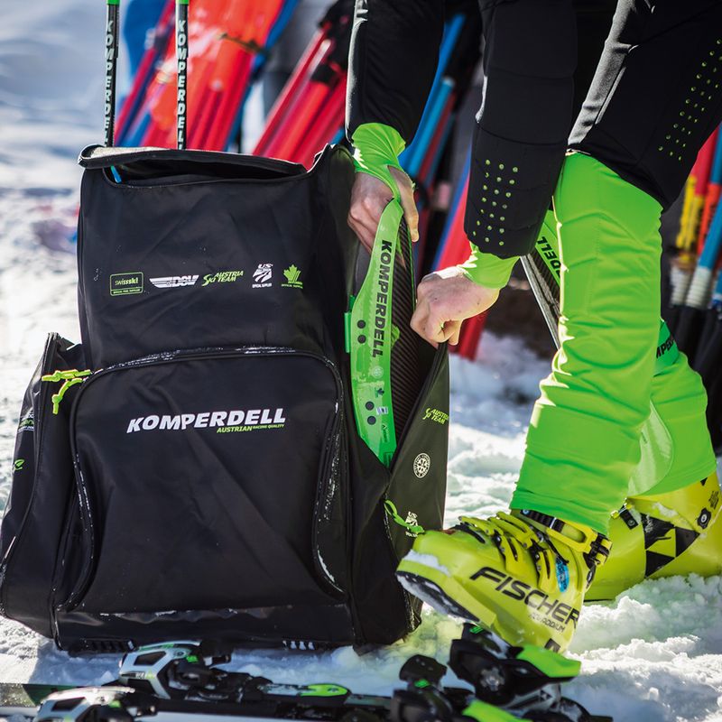 Чанта за ски обувки Komperdell Nationalteam Ski Boot Bag 72 l black/green 6