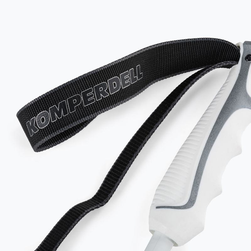 Ски палки Komperdell Booster Speed Carbon Series бели/сребърни 5