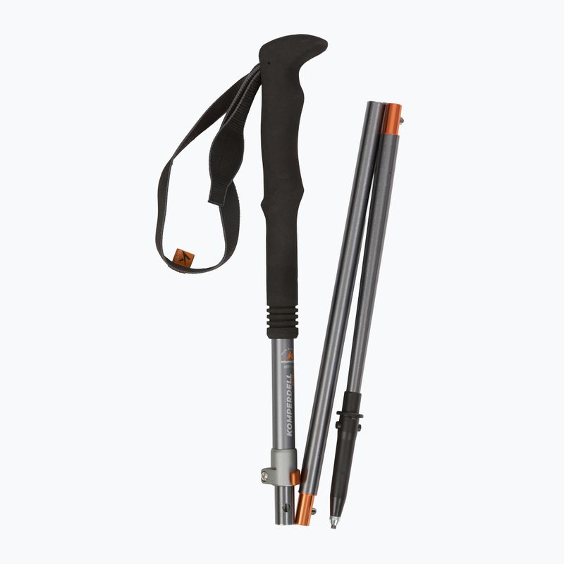 Komperdell FX Lite Ti Vario Compact сребристо-оранжеви походни пръти 5