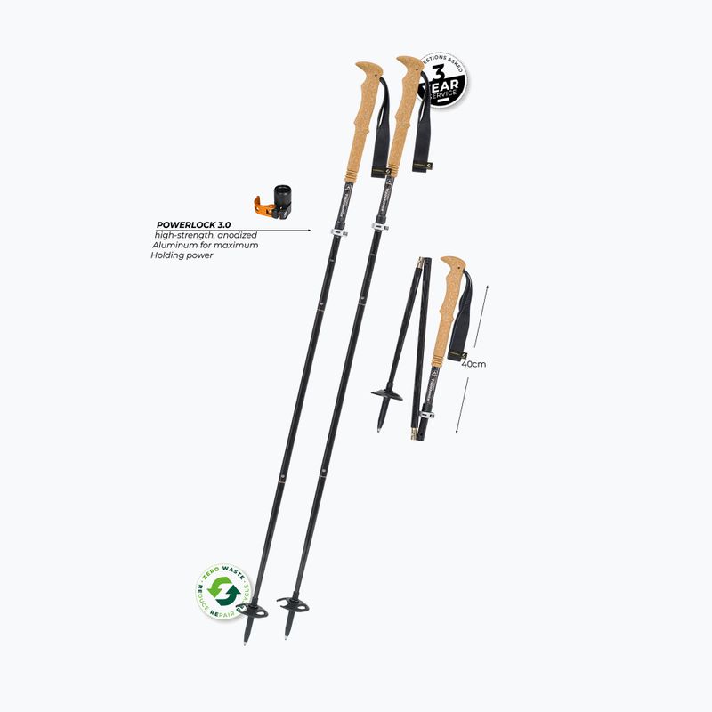 Komperdell FX Lite Carbon Vario Summit titan походни пръти 2