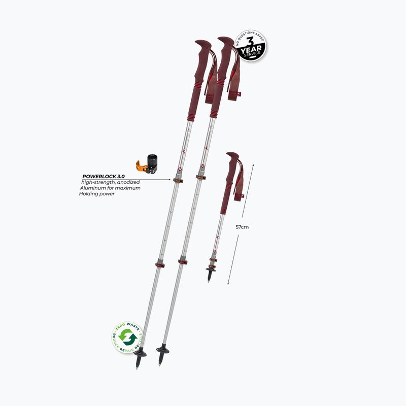 Komperdell Explorer Zero Compact пръти за трекинг Malbec 10
