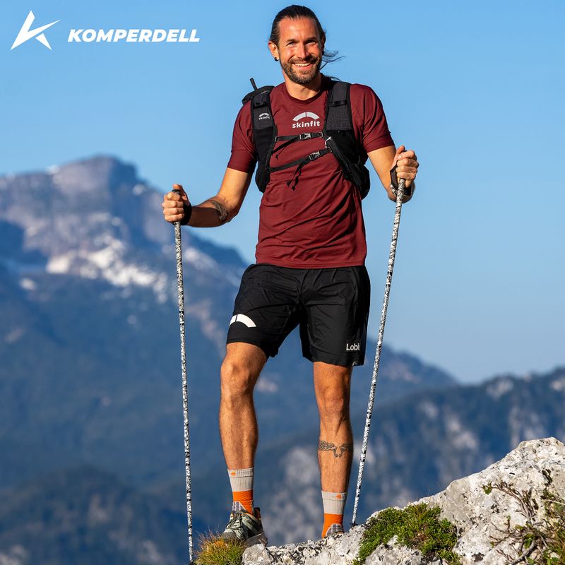 Komperdell FXP Carbon Пръти за бягане Erlkönig черни/бели 4