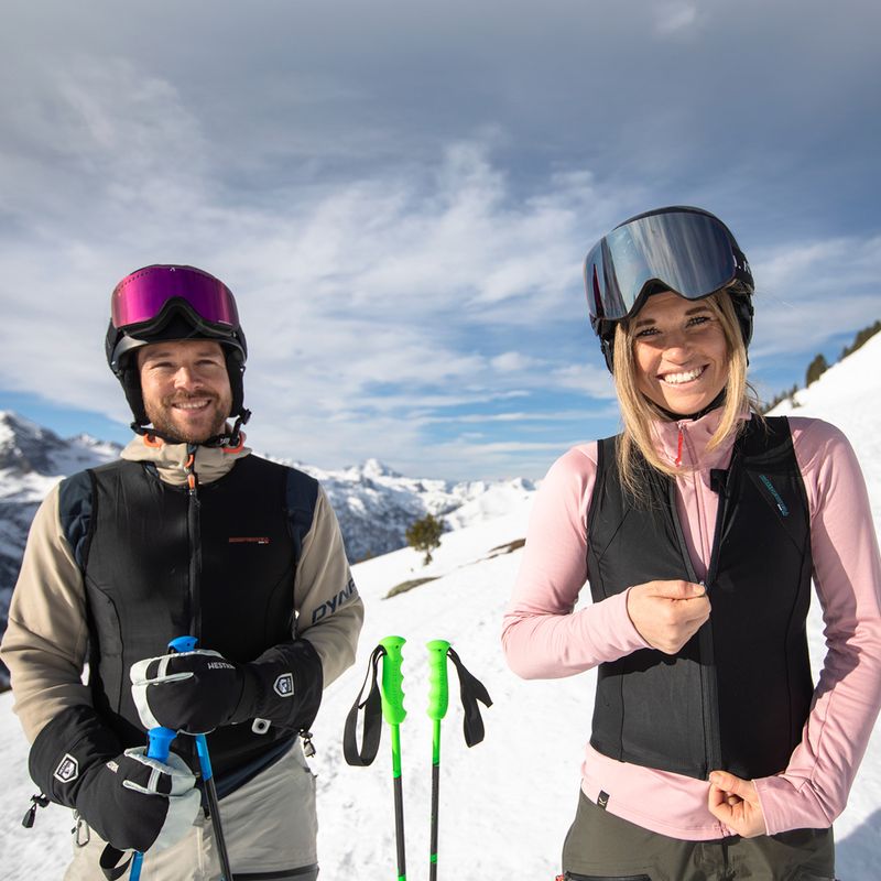 Мъжка предпазна жилетка Komperdell Ultraflex Air black/yellow 4