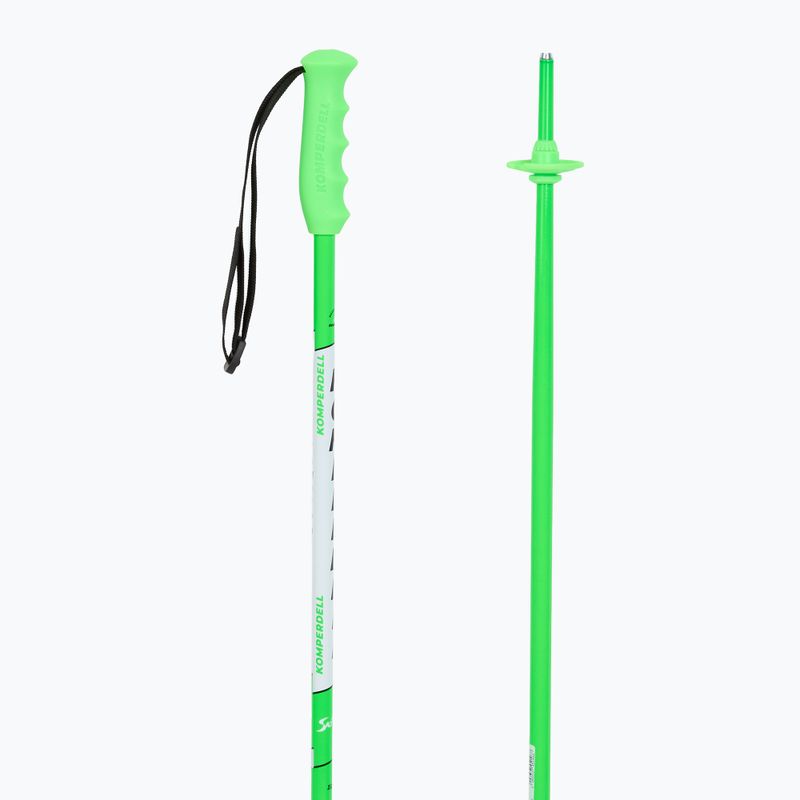 Детски скиорски щеки Komperdell Champ Jr green 3