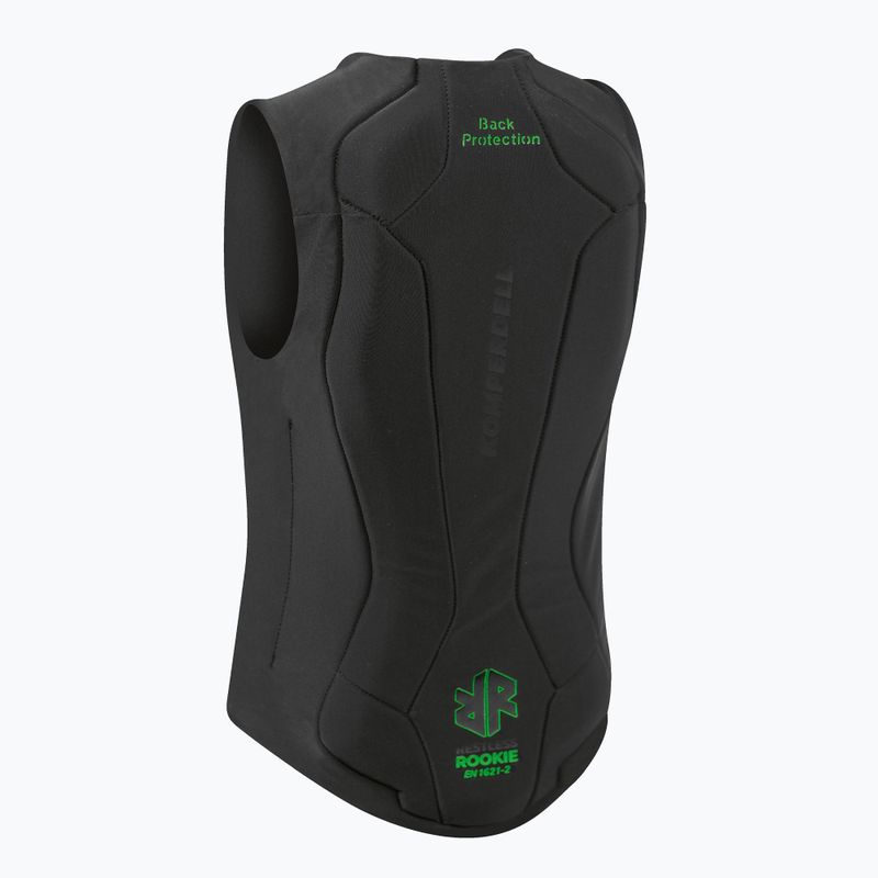 Детска предпазна жилетка Komperdell Ballistic Flex Fit Pro Jr black/lime 2